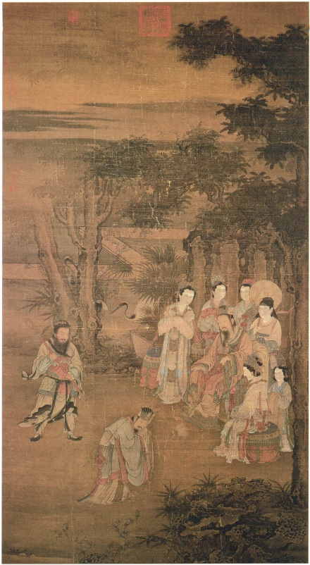 南宋《袁盎却作图》
南宋《袁盎却作图》