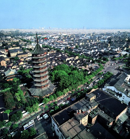 俯瞰苏州古城 俯瞰苏州古城