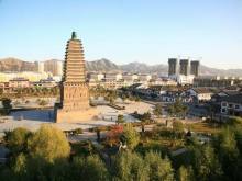 朝阳双塔与佑顺寺 朝阳双塔与佑顺寺