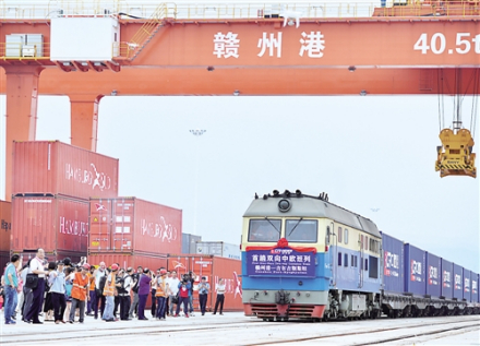 江西首个陆路口岸—赣州港 江西首个陆路口岸—赣州港