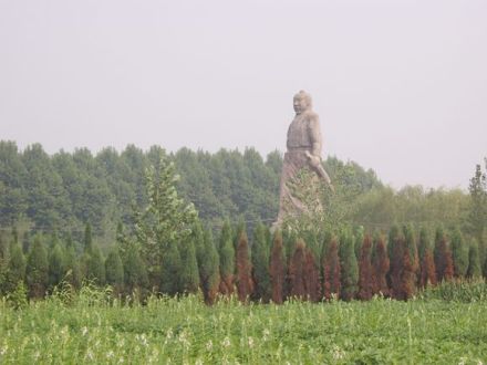 阜南七星公园塑像