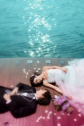 Ken .阿sa法国婚纱照