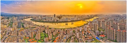 赣州中心城区全景图(部分) 赣州中心城区全景图(部分)