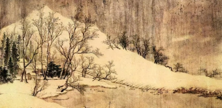 《雪溪图》,王维 《雪溪图》,王维