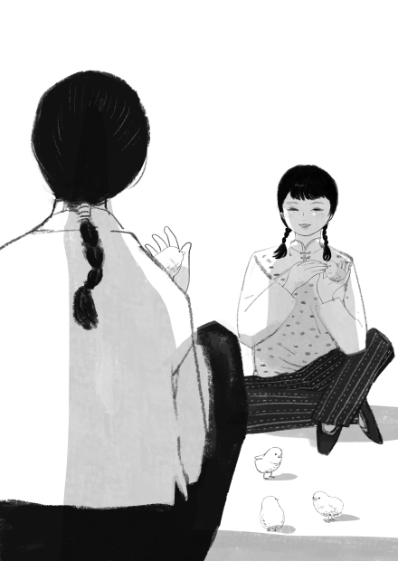 《城南旧事》插画 《城南旧事》插画