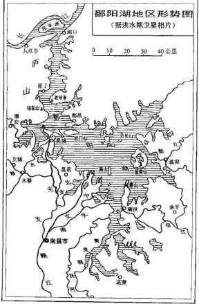 洪水期-鄱阳湖位置及境域