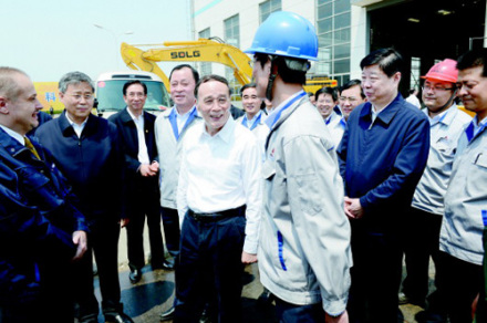 2014年 王岐山视察临沂经济建设 2014年 王岐山视察临沂经济建设