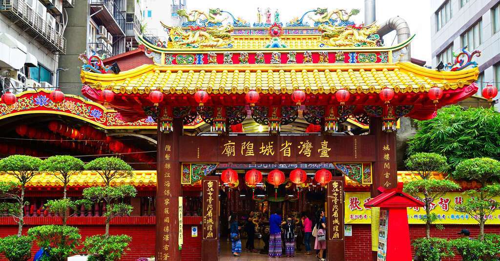 1894年台湾省会迁至台北，台北城内官祀隍庙升为台湾省城隍庙