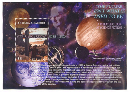 亚瑟·克拉克纪念邮票 亚瑟·克拉克纪念邮票