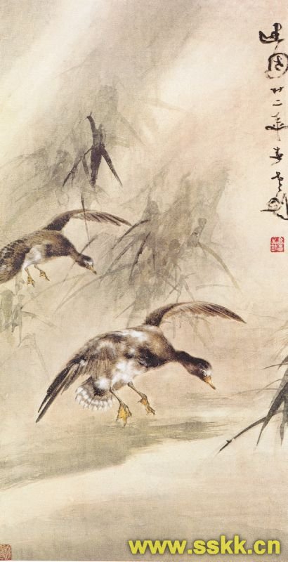 《芦雁图》 《芦雁图》