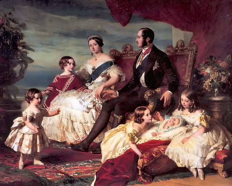 1846年维多利亚一家的全家福
