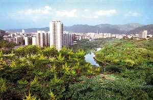 北碚区鸟瞰 北碚区鸟瞰