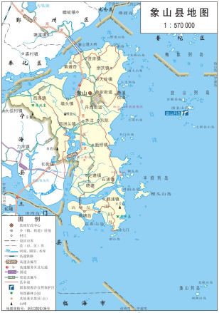象山县标准地图 象山县标准地图