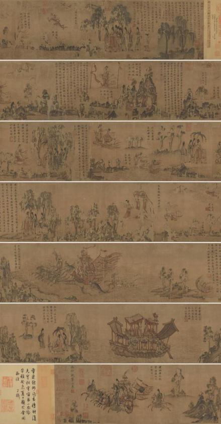 《洛神赋图卷》 《洛神赋图卷》