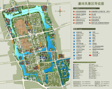 南通部分景区导览图