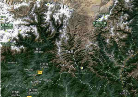 亚东县地形地貌 亚东县地形地貌