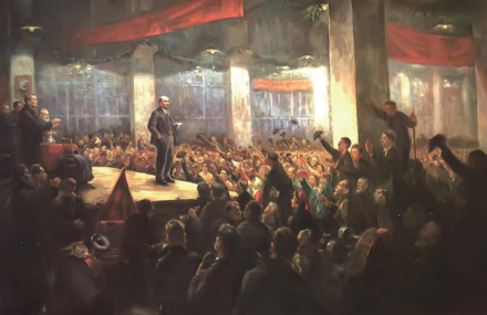 И·拉季莫夫《列宁在庆祝十月革命四周年大会上讲话》
И·拉季莫夫《列宁在庆祝十月革命四周年大会上讲话》