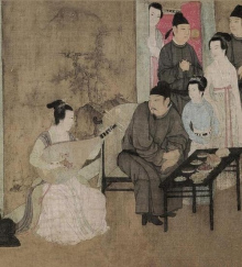 《韩熙载夜宴图》 《韩熙载夜宴图》