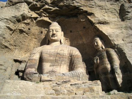 云冈石窟露天大佛 云冈石窟露天大佛