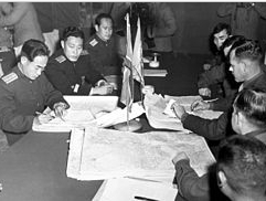 双方举行第一次停战谈判 双方举行第一次停战谈判