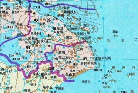 明苏州府地图 明苏州府地图