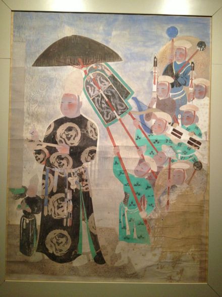 回鹘王子礼佛图 回鹘王子礼佛图