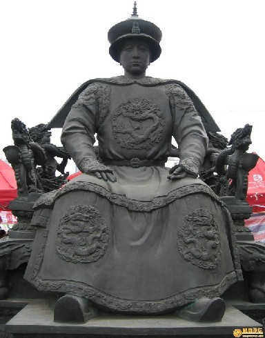 顺治皇帝雕像 顺治皇帝雕像