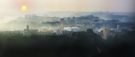 建设中的两江蔡家新区 建设中的两江蔡家新区