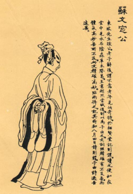 苏辙题跋像 苏辙题跋像