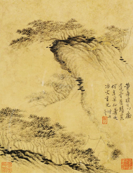 梅清 小景 册页之一 梅清 小景 册页之一