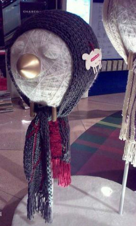 暖洋洋爱心围巾