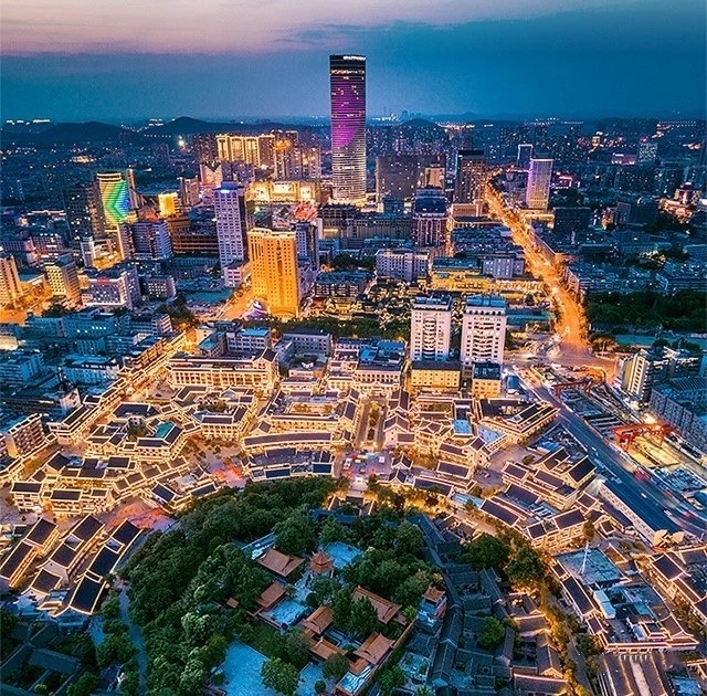 徐州市中心户部山步行街 徐州市中心户部山步行街