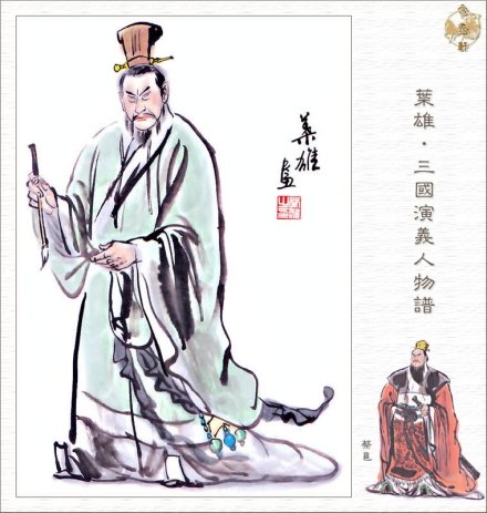 蔡邕画像
蔡邕画像