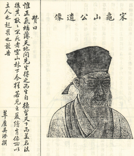 杨时头像取自1928年修《江苏锡山杨氏宗谱》。 杨时头像取自1928年修《江苏锡山杨氏宗谱》。