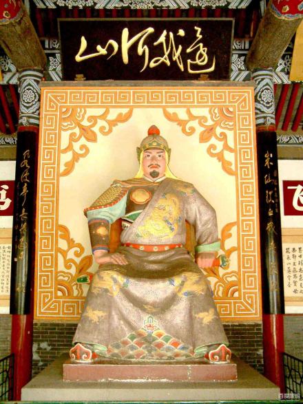 汤阴岳飞庙塑像 汤阴岳飞庙塑像