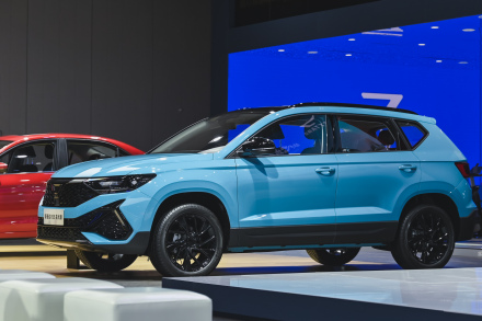 新捷达VS5高光版跃动蓝,在2022成都车展 新捷达VS5高光版跃动蓝,在2022成都车展