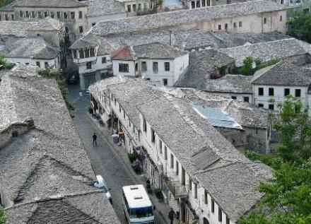 阿尔巴尼亚石头城 阿尔巴尼亚石头城