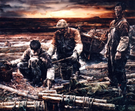 王绍波 《渔歌》
王绍波 《渔歌》