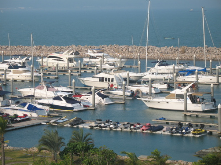 广东沿海的游艇码头 广东沿海的游艇码头