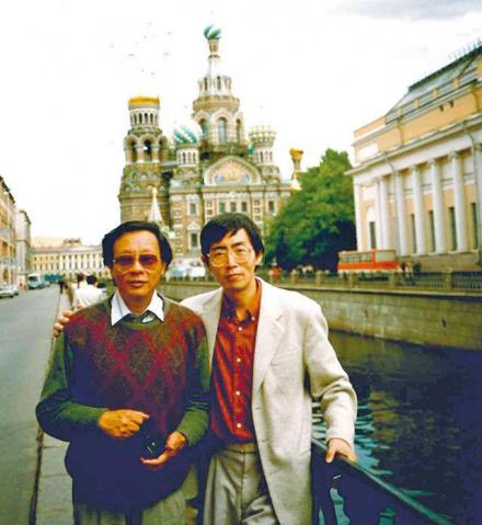 李欧梵与北岛(九十年代初) 李欧梵与北岛(九十年代初)