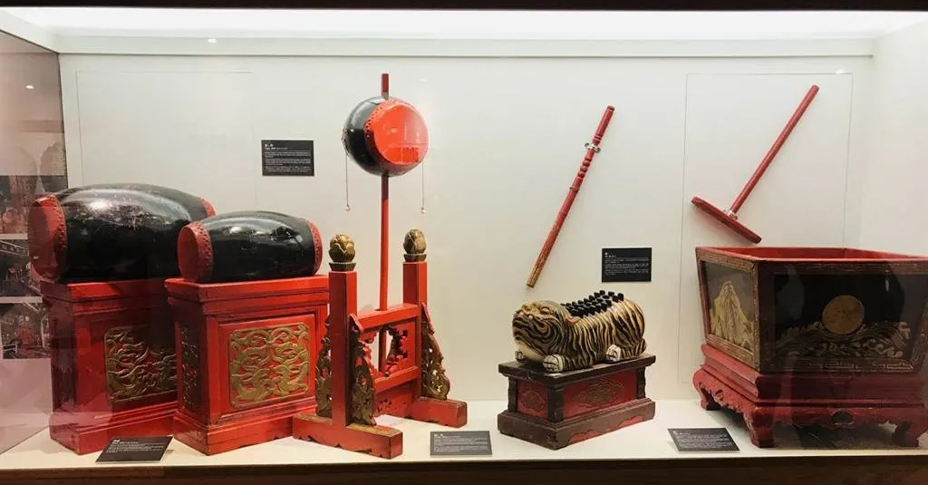 台南孔庙释奠典礼所使用的木、革制乐器