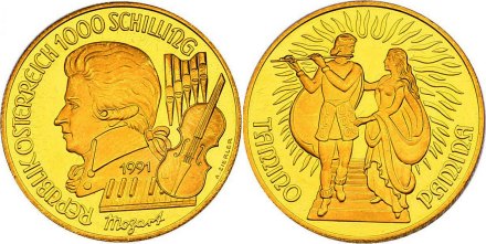 奥地利发行的纪念币 奥地利发行的纪念币