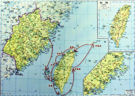 闽台班兵巡防路线图 闽台班兵巡防路线图