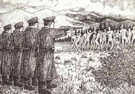 反映苏联“肃反”场面的绘画 反映苏联“肃反”场面的绘画