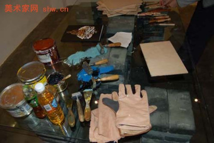 木刻版画的工具 木刻版画的工具