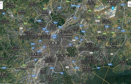 布鲁塞尔卫星地图 布鲁塞尔卫星地图