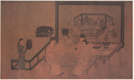 重屏会棋图
重屏会棋图