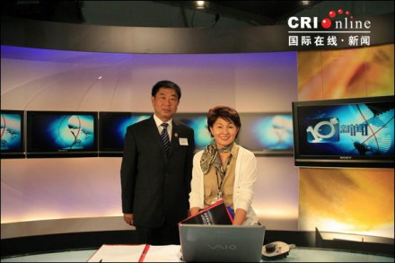 新传媒8频道“十点新闻”节目现场 新传媒8频道“十点新闻”节目现场