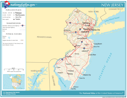 新泽西州道路交通网 新泽西州道路交通网