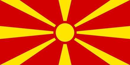 北马其顿国旗 北马其顿国旗